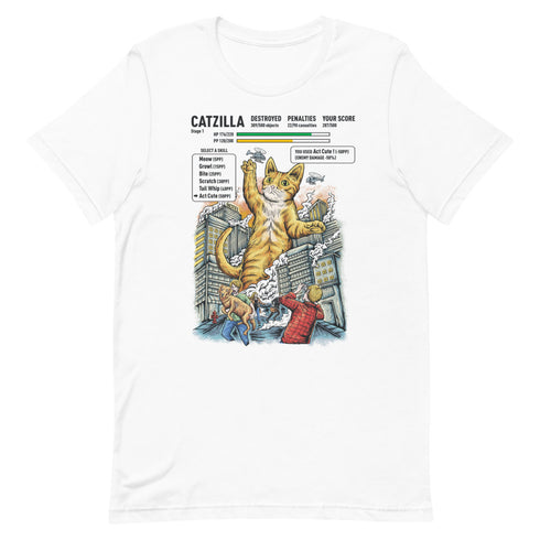 Catzilla Video Game Premium T-Shirt
